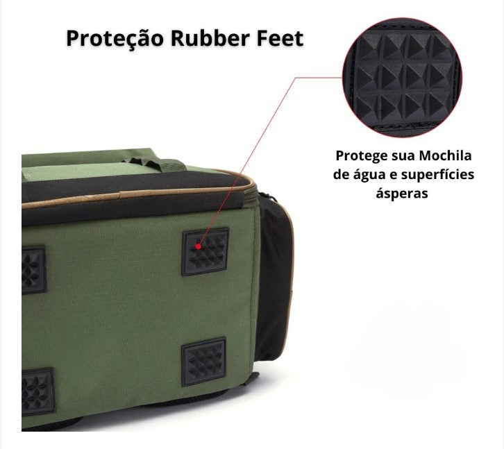 Mochila Bassdash Pro by Seja Sobrevivencialista – Pesca, Camping e Sobrevivência