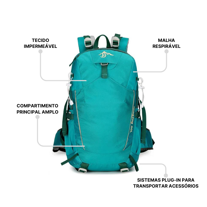 Mochila Impermeável para Camping 40L - Adventure Pro