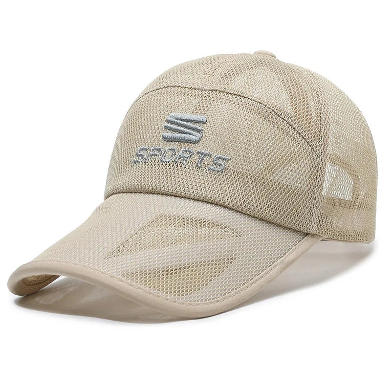 Boné Esportivo Respirável com Proteção UV