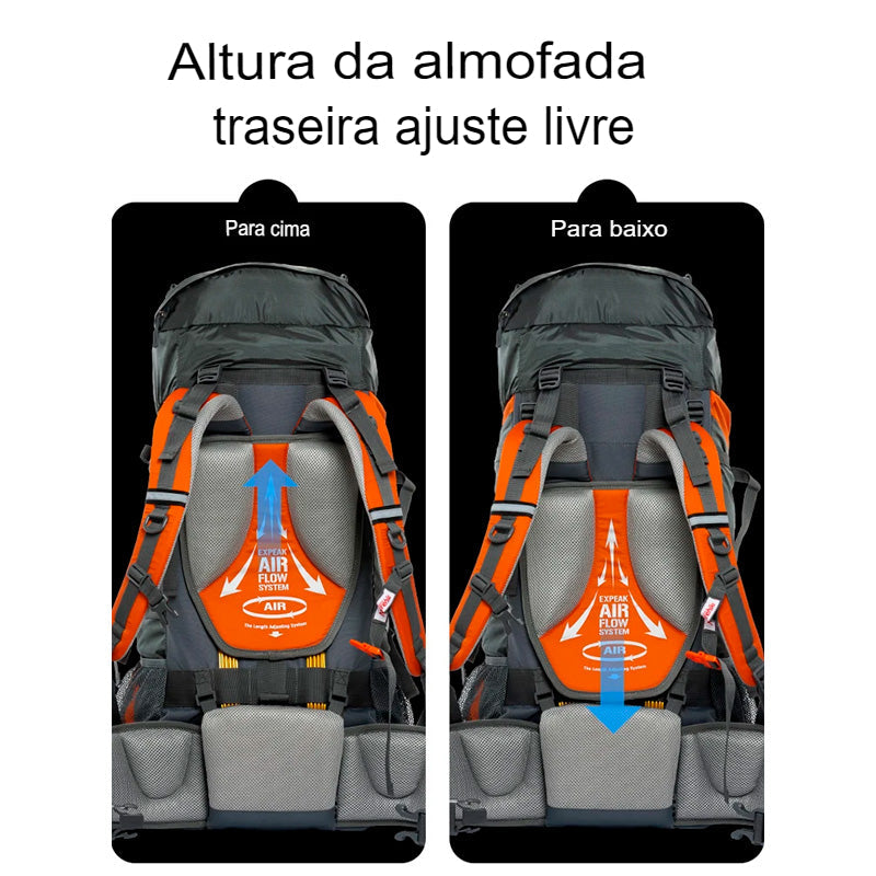 Mochila Cargueira 70L para Trilhas e Montanhismo - Extreme Trek