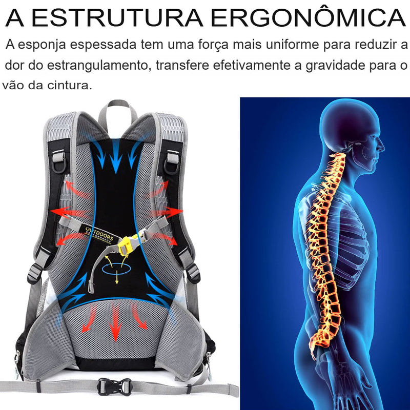 Mochila de Hidratação para Trilhas e Montanhismo 25L - Explorer Hydrate