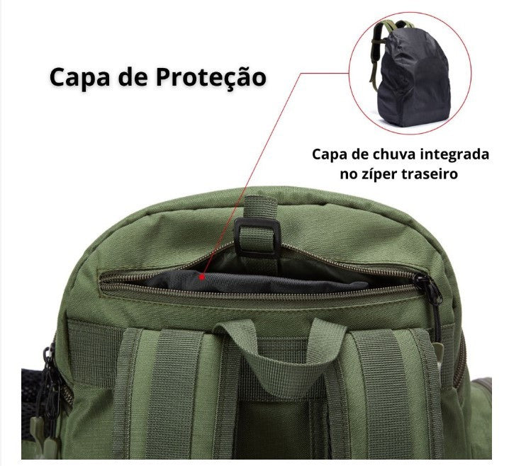 Mochila Bassdash Pro by Seja Sobrevivencialista – Pesca, Camping e Sobrevivência