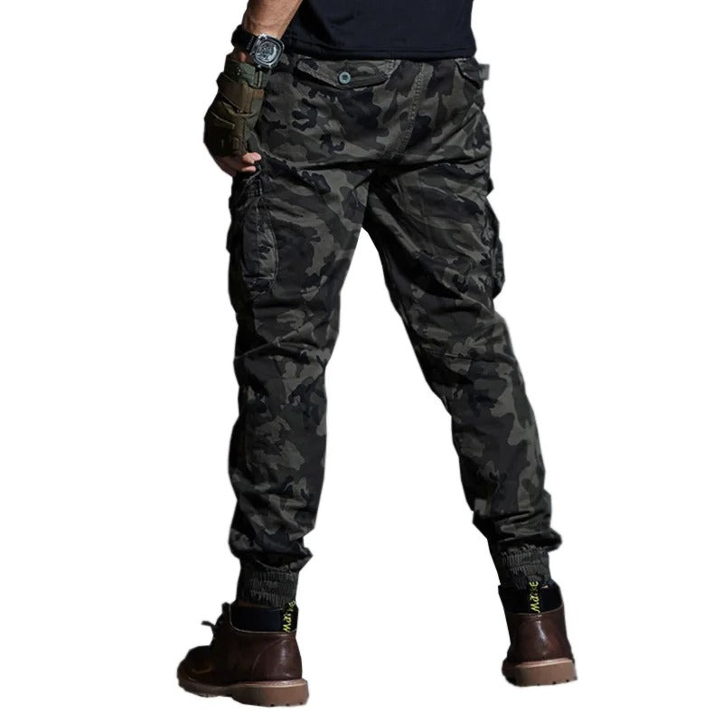 Calça Cargo Tática Masculina com Bolsos Grande
