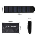 Painel Solar Dobrável Usb Carregador Bateria Portátil - Sobrevivencialista