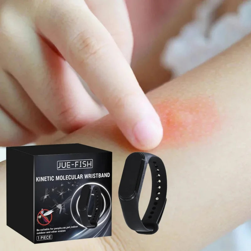 Relógio Repelente de Mosquitos Eletrônico – Pulseira Estilo Moderno, Sem Químicos
