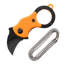 Mini Faca Karambit com Lâmina Curva – Portátil para Aventura e EDC