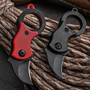 Mini Faca Karambit com Lâmina Curva – Portátil para Aventura e EDC