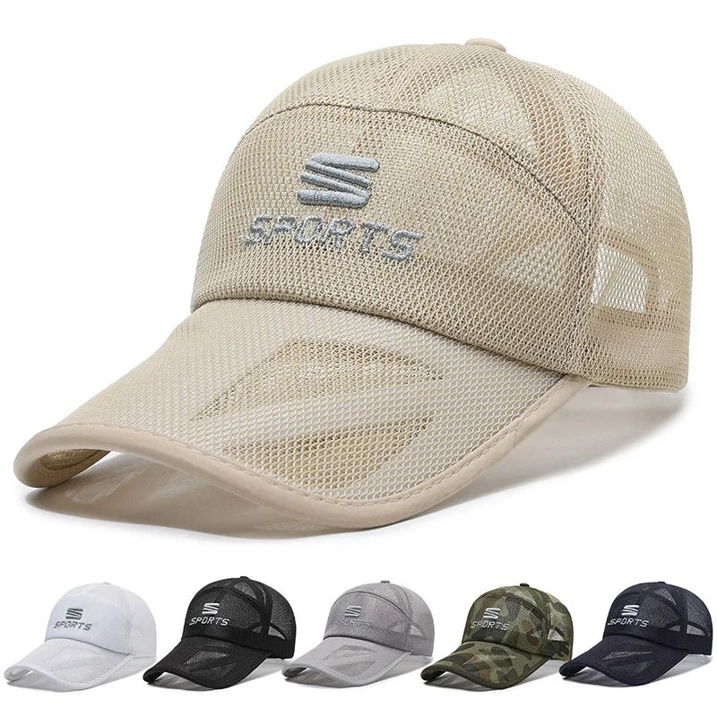 Boné Esportivo Respirável com Proteção UV
