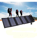 Painel Solar Dobrável Usb Carregador Bateria Portátil - Sobrevivencialista
